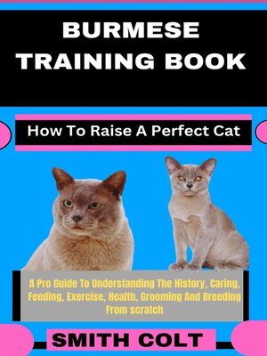 cover image of BURMESE TRAINING BOOK How to Raise a Perfect Cat
